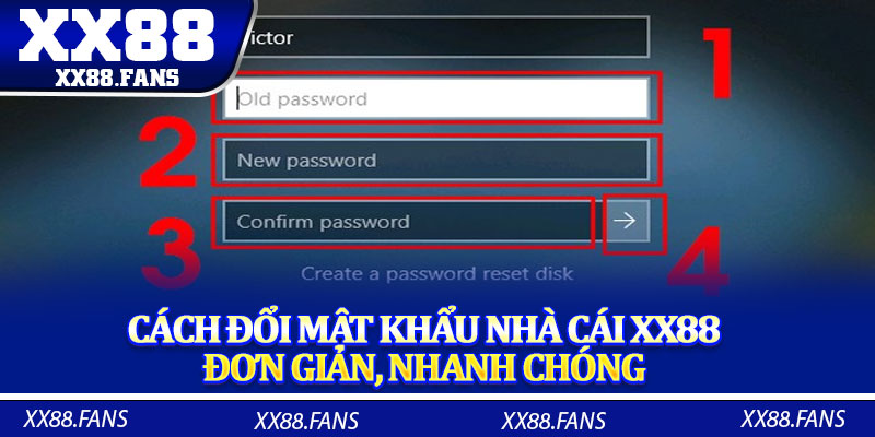 Cách đổi mật khẩu nhà cái XX88 đơn giản, nhanh chóng 